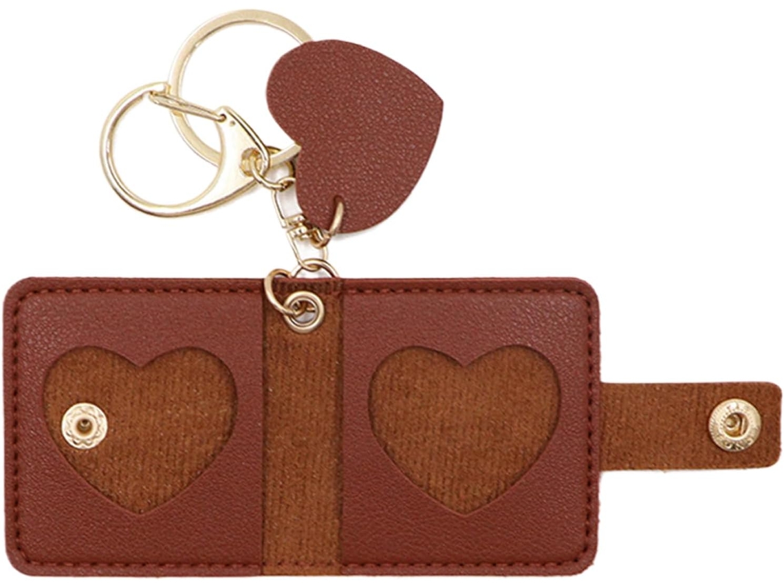 10 - 8 X 5 - 4 Cm - Mini Porte - Clés Para Álbum De Fotos - Pendente Em Couro Sintético