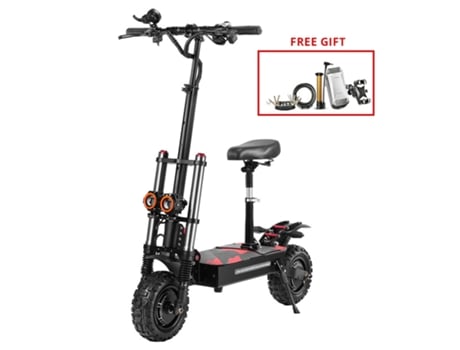 Trotinetes Elétrica BOYUEDA S3-11 Motor 2X3000W Bateria 60V 38Ah Velocidade Máxima 85Km/H Alcance 120Km Travões a Disco Hidráulicos Duplos