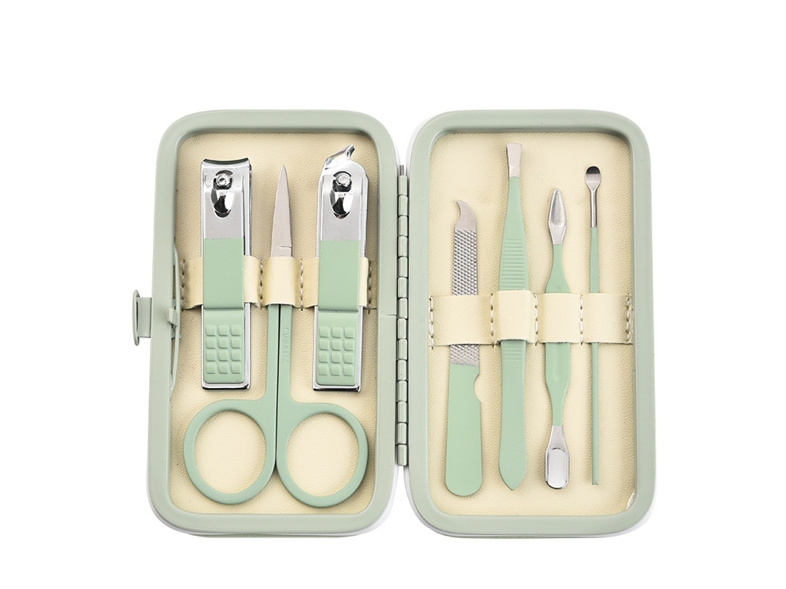 Lurelia Kit De Manicure E Pedicure 7 Peças, Para Unhas Grossas, Para Idosos, Antiderrapante, Portátil, Com Estojo, Para Cuidados Pessoais