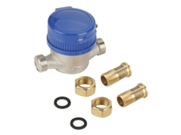 Medidor De Água Fria 15mm 1/2 Polegada Com Acessórios Jardim E Casa