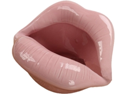 Cendrier Em Cerâmica Em Forma De Folhas De Desenho Animado - Rosa