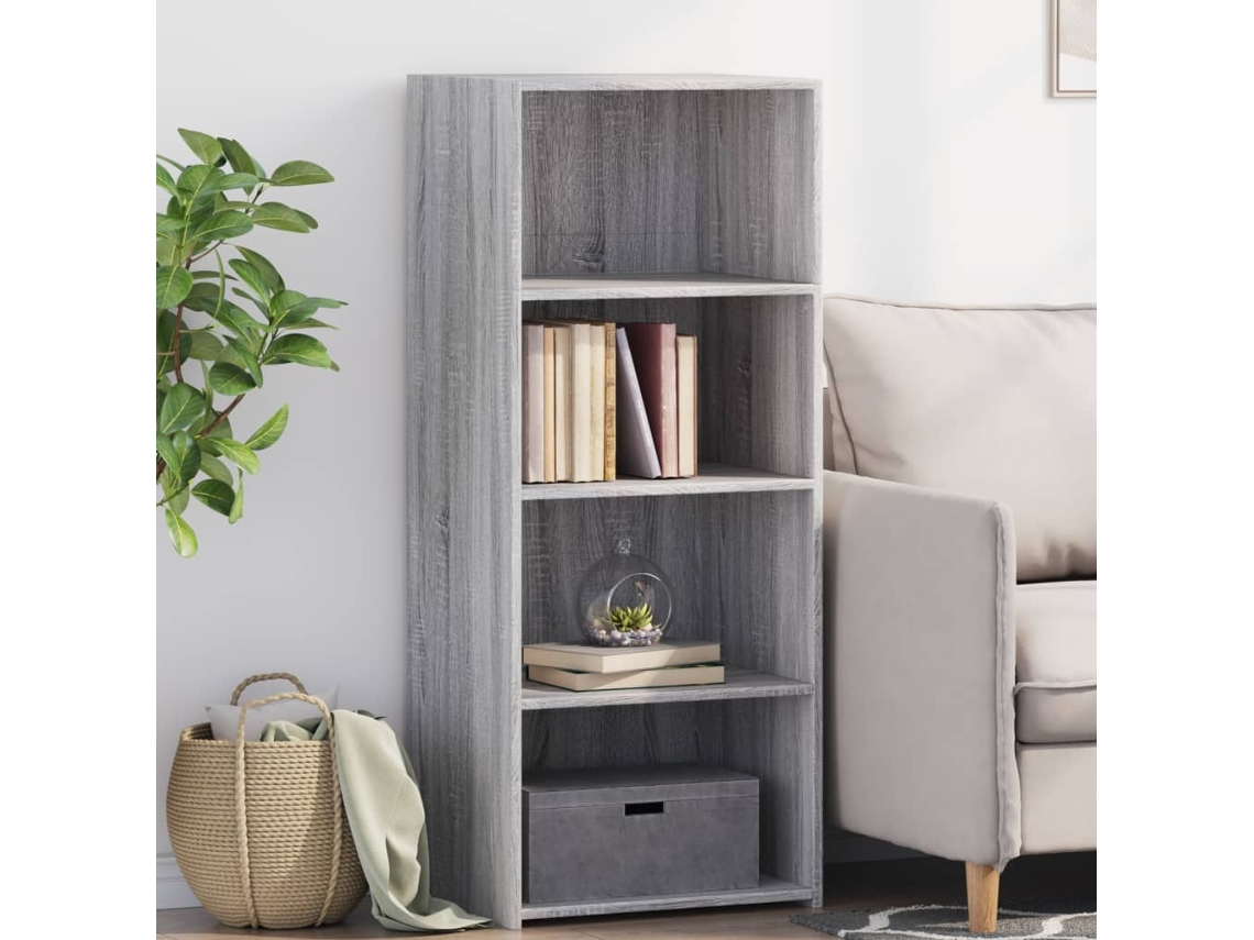 Armario alto 50x41x124 cm Derivados de madera Gris Sonoma