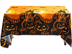 Toalha Mesa 137x180cm Halloween Terror Impermeável Retangular