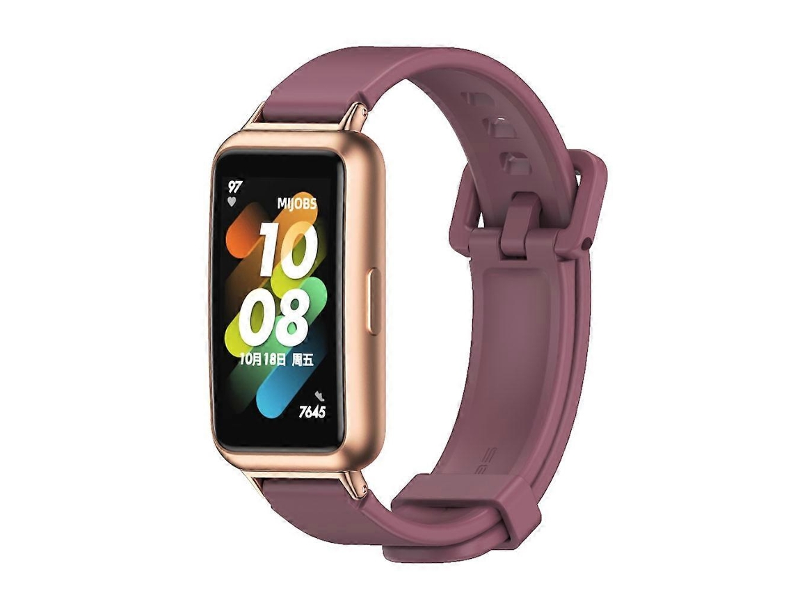 Pulseira De Silicone Respirável Mijobs Para Huawei Band 7 / 7 Nfc