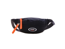 Bolsa Tipo Estilingue para Mulheres Homens Crianças Mochila Tipo Estilingue Bolsa de Ombro Transversal no Peito Preta