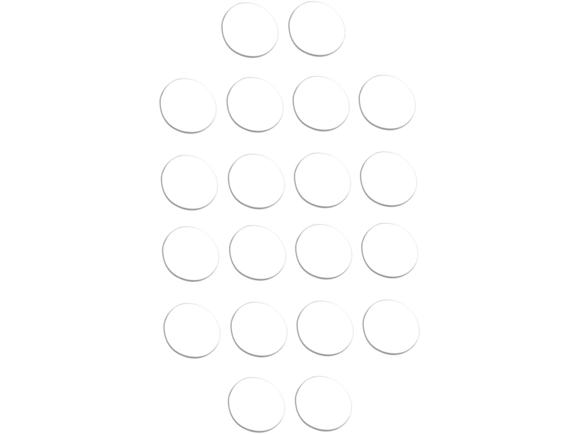 Nuobesty 20 Unidades De Espaçadores Ventosa Borracha Para Móveis E Vidros, Protetores Antiderrapantes