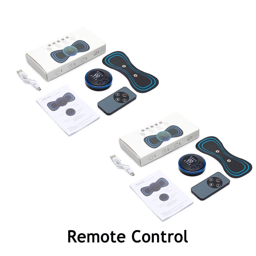 Massageador Elétrico Recarregável Para Pescoço Ems, Cervical, Estimulador Muscular Costas, Alívio Da Dor No (tens) ~03024