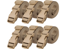 Conjunto de 6 Cintas ajustáveis para Bagagem AQUAFORGE