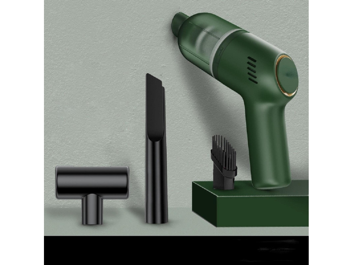 Aspirador De Pó Sem Fio Para Carro, Portátil, Sem Fio, Úmido, Seco, Casa E Carro, Aspirador De Pó Portátil De Uso Duplo, Verde Liptaptyn
