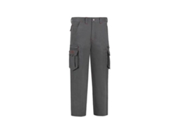 Pantalon Stretch Multicremalleras Gris