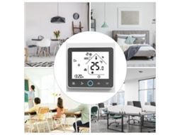 Termostato inteligente digital programável Primerox com Wi-Fi para ar condicionado.