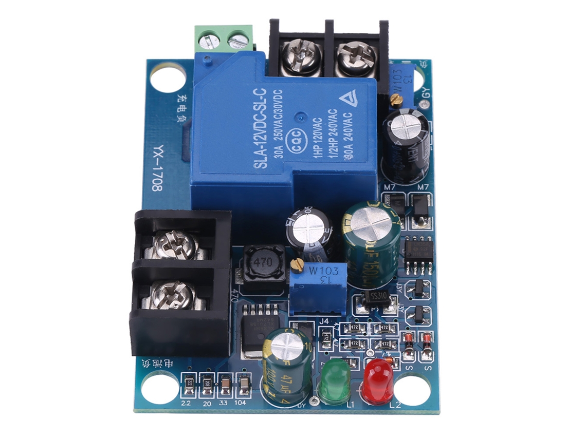 Controlador de carga automático 30a módulo de proteção para baterias 24v com MARCA