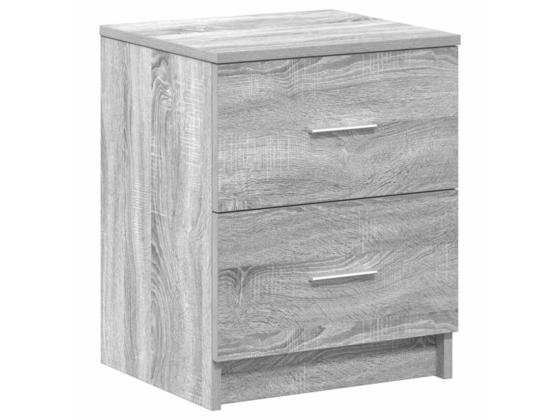 Mesa de Cabeceira 40x36x50 Cm Carvalho Fumado MAISON EXCLUSIVE