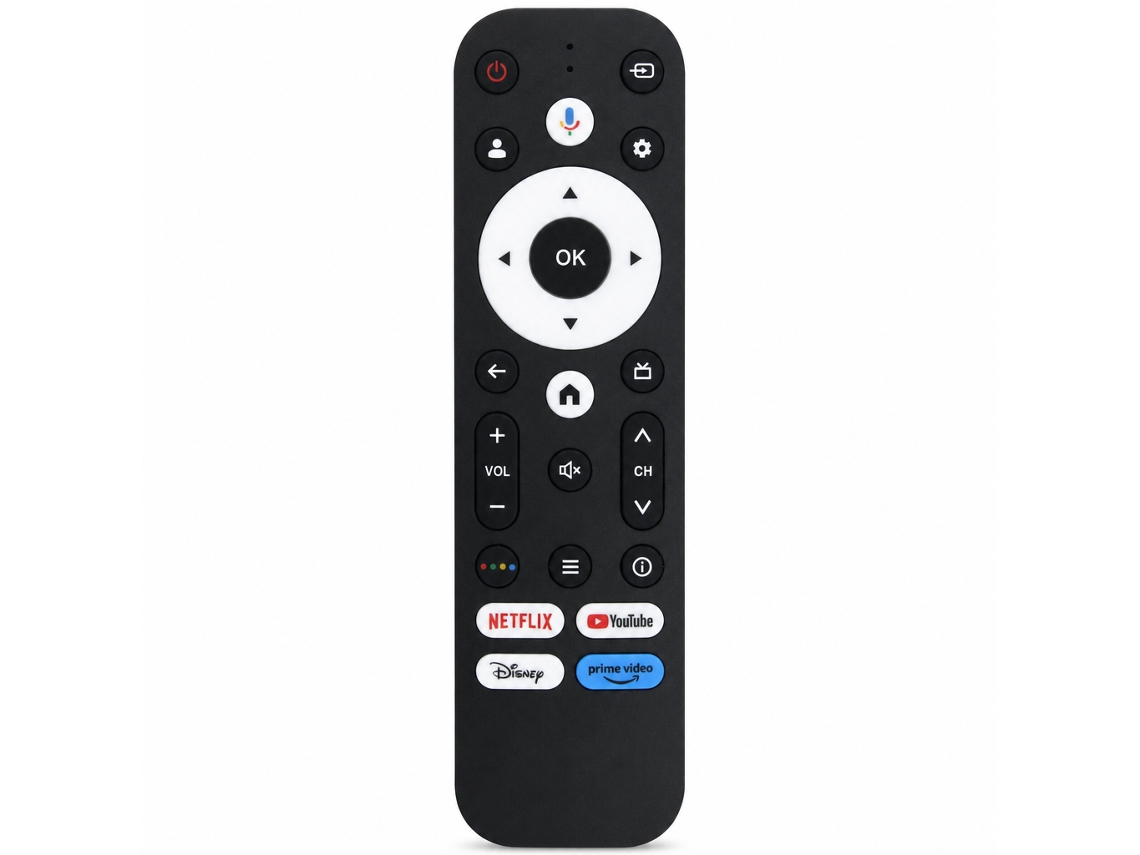 Comando À Distância Bluetooth Com Controlo Por Voz Para Tv Compatível Com Hyundai Rca Telstar Konka Ys013-kk-002_zhd