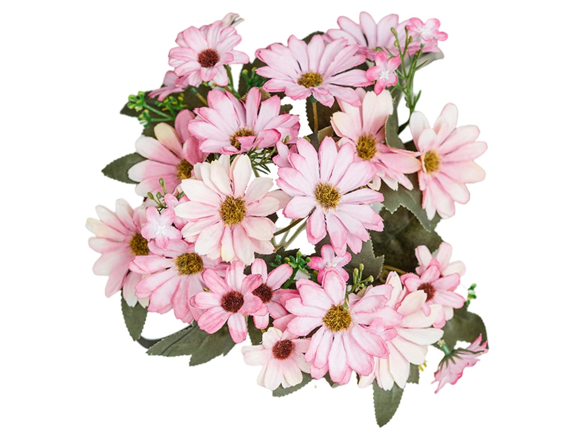 Bouquet de Flores Artificiais Crisbântemo Holandês Rosa LAXISCREED