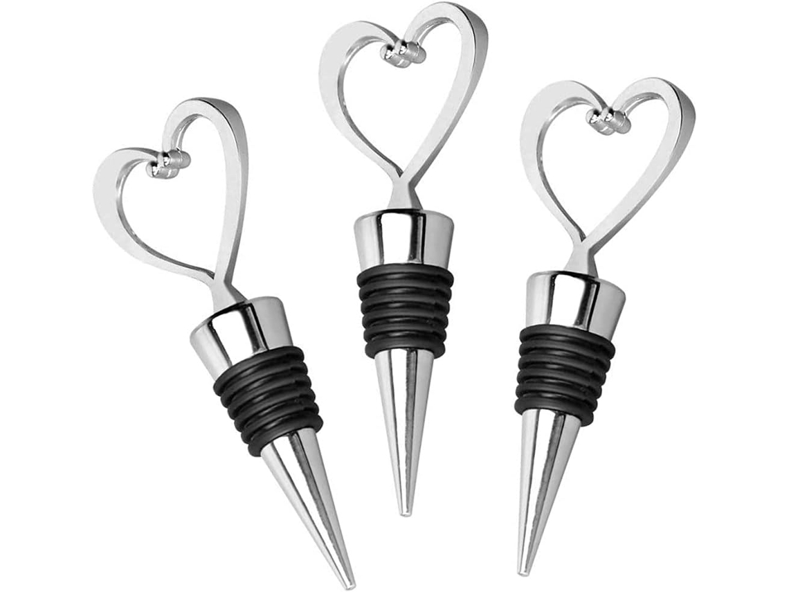Conjunto De 3 Rolhas Para Vinho, Para Garrafa De Vinho, Para Champanhe