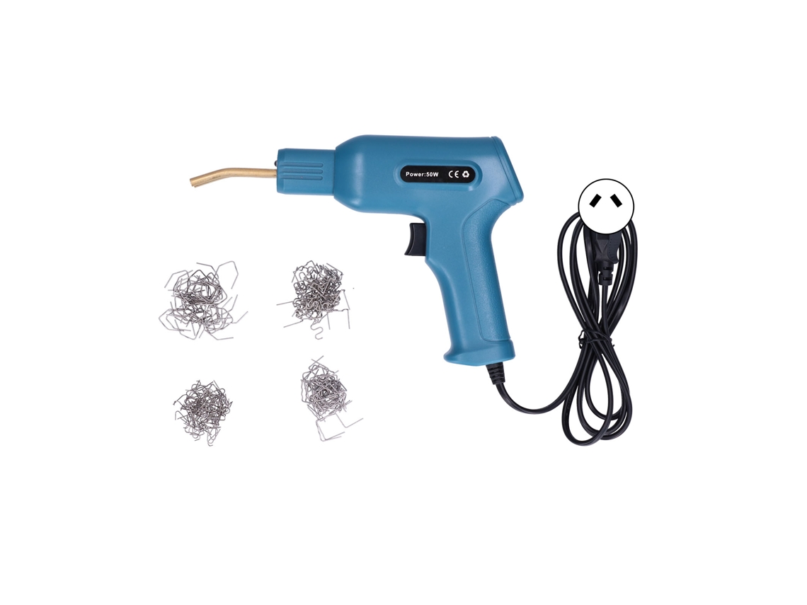 Máquina de Soldar Plástico Portátil com Grampos para Reparos Casa Jardim Ciano 220 240v Primerox