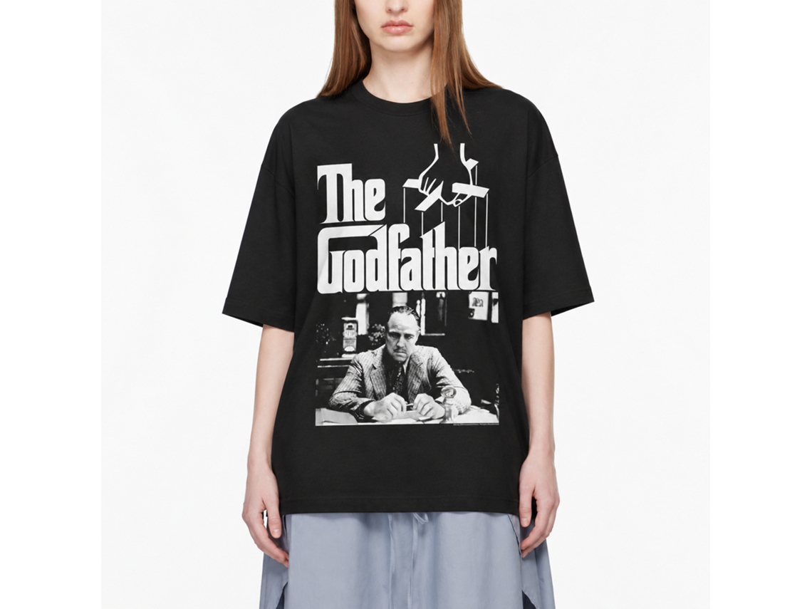 Rockinstone Godfather Movie Black Adult T-shirt Size:l