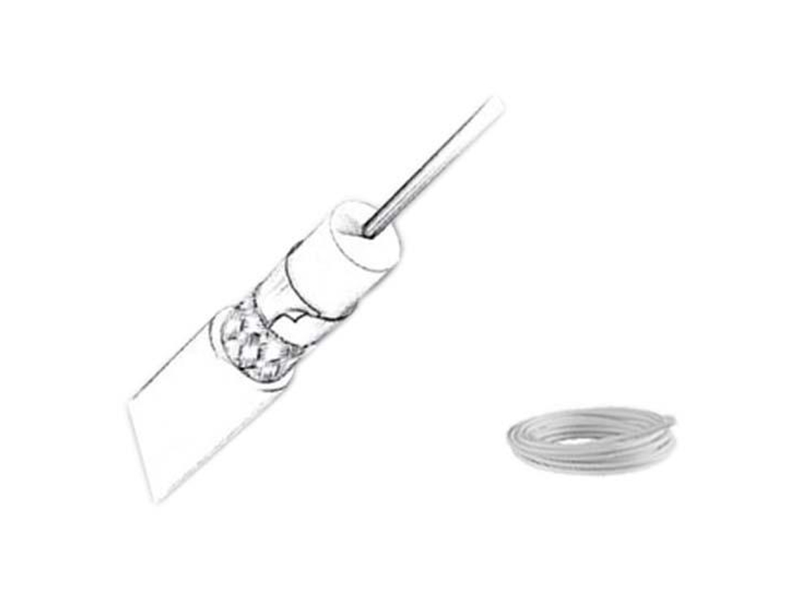 Glomex Cabo Coaxial de Blindagem Dupla de Baixa Perda