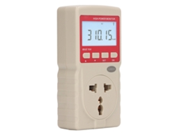 Laxiscreed Power Meter Lcd Monitor De Tensão, Corrente E Consumo De Energia Para Casa E Oficina
