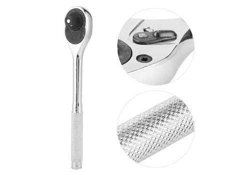 Chave Catraca FDIT Lia 45 Dentes Ajustáveis Soquete Cromado Design Ergonômico