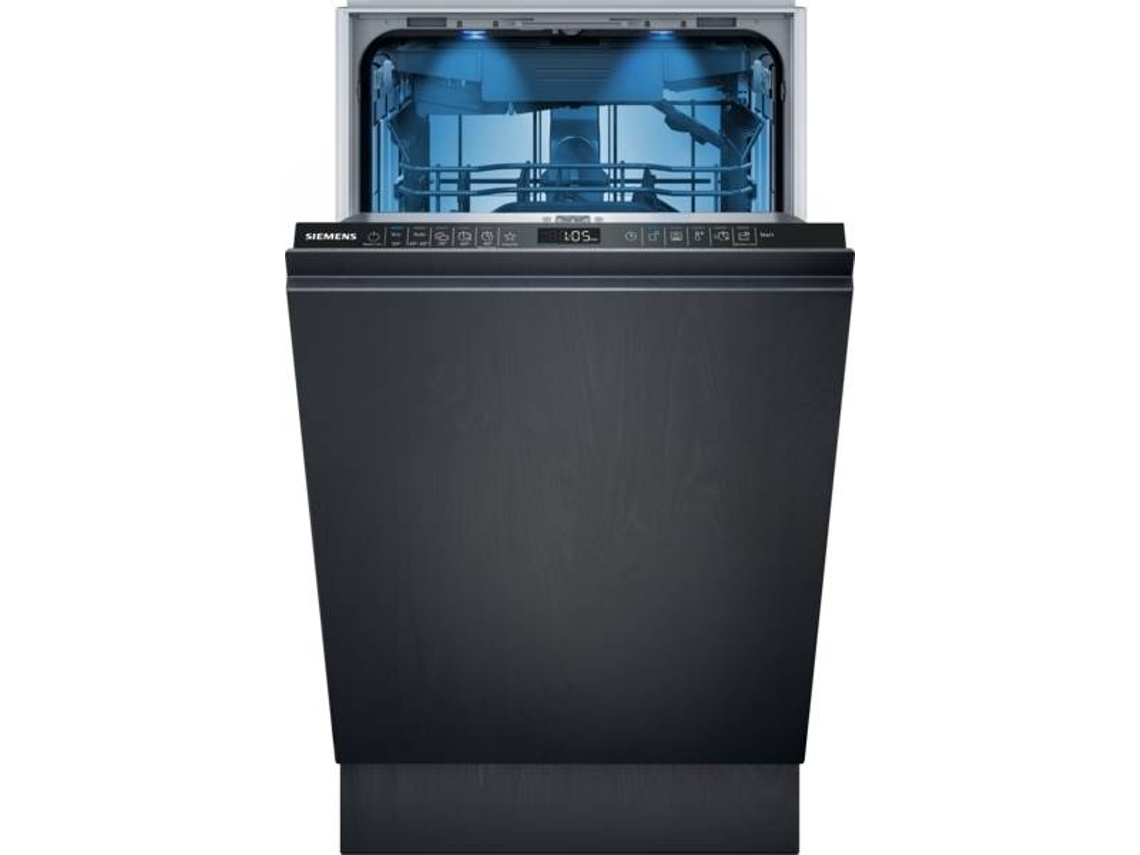 Máquina de Lavar Loiça Encastre SIEMENS SR65EX09ME (10 Conjuntos - 44,8 cm - Painel Preto)