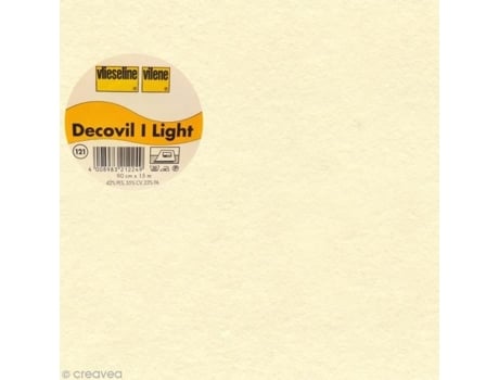 Vlieseline Decovil Light - VLIESELINE - Bege - Largura 90 cm - Reforço de tecido - Feito sob medida