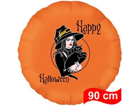 Balão de 90Cm Happy Halloween BALAOMAIS