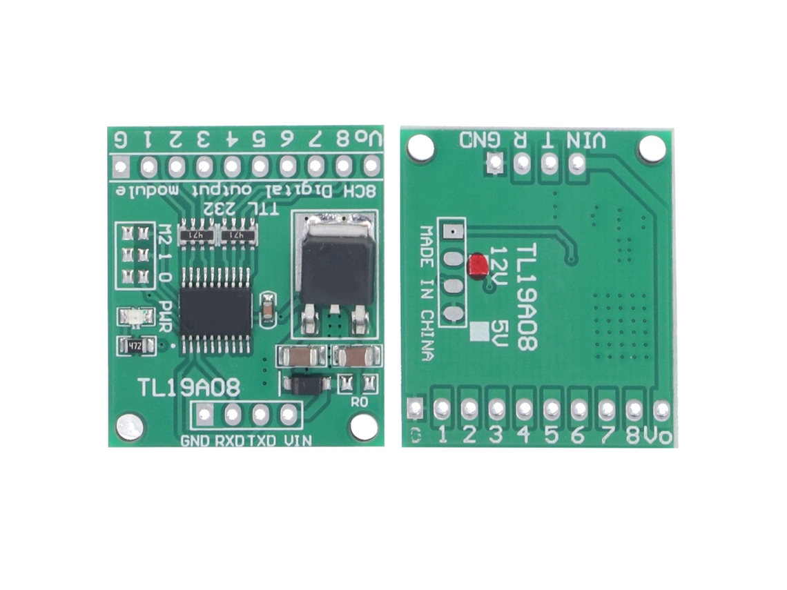 Módulo De Controle Io 8ch Rtu Uart Ttl232 12v
