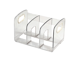 Organizador de Livros para Mesa com 3 Compartimentos S/MARCA