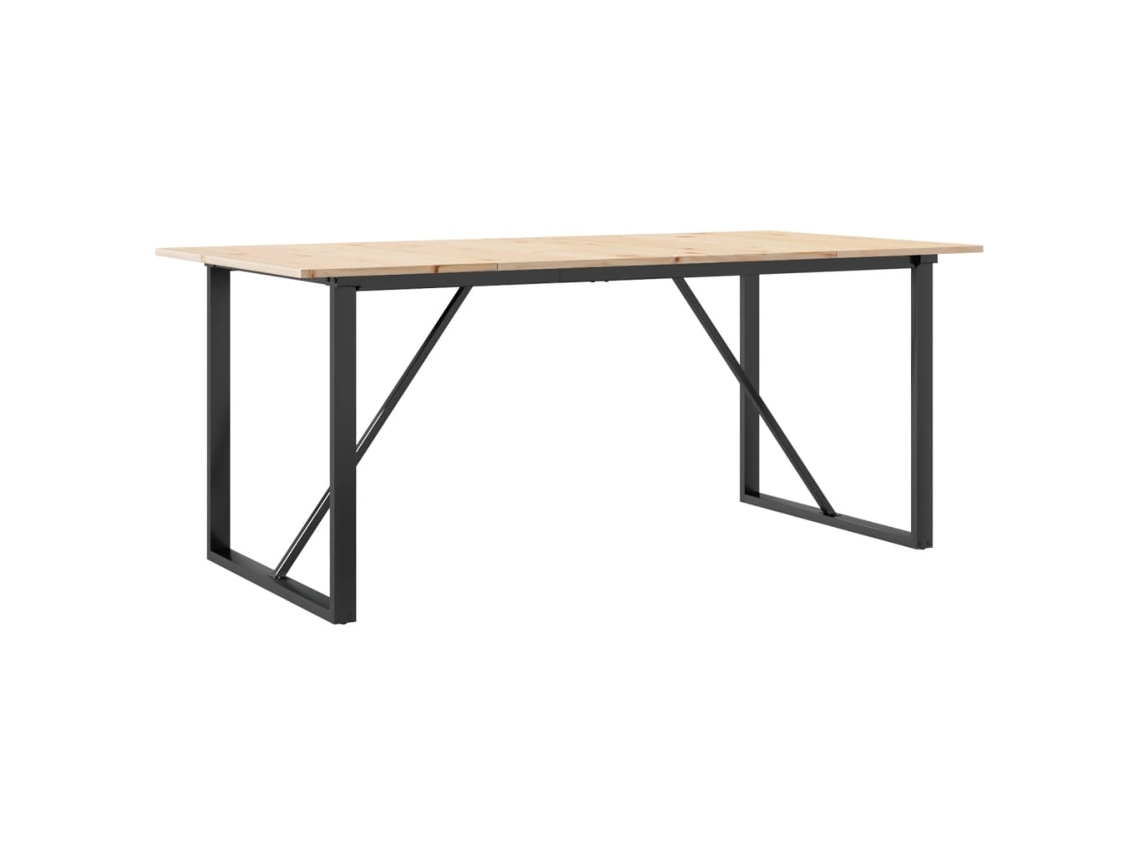 Dining Table, Dining Tables Vidaxl Marrom Madeira De Pinho (180 X 90 X 75 Cm)