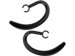 Générique Pince - Oreille Em Caoutchouc Noir 2pcs Para Estilistas, Forma Ergonômica E Courbée, Fácil De