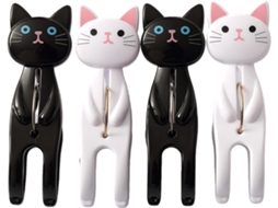 Prendedores De Roupa Cama Práticos, Prendedores Para Toalha De Praia, Prendedores Portáteis Em Formato De Gato