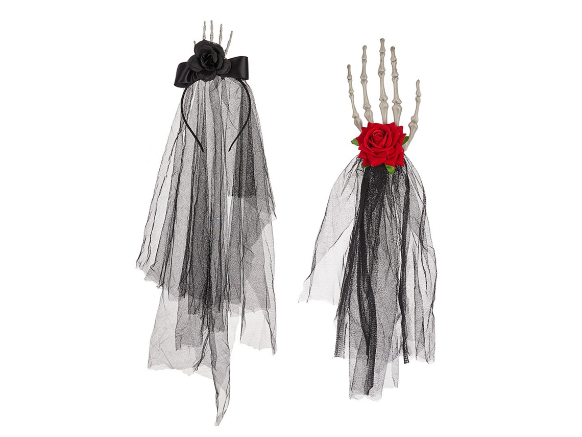 Laxiscreed Clips De Cabelo Halloween Com Esqueleto, Conjunto De 2 Acessórios Divertidos Para This Festa