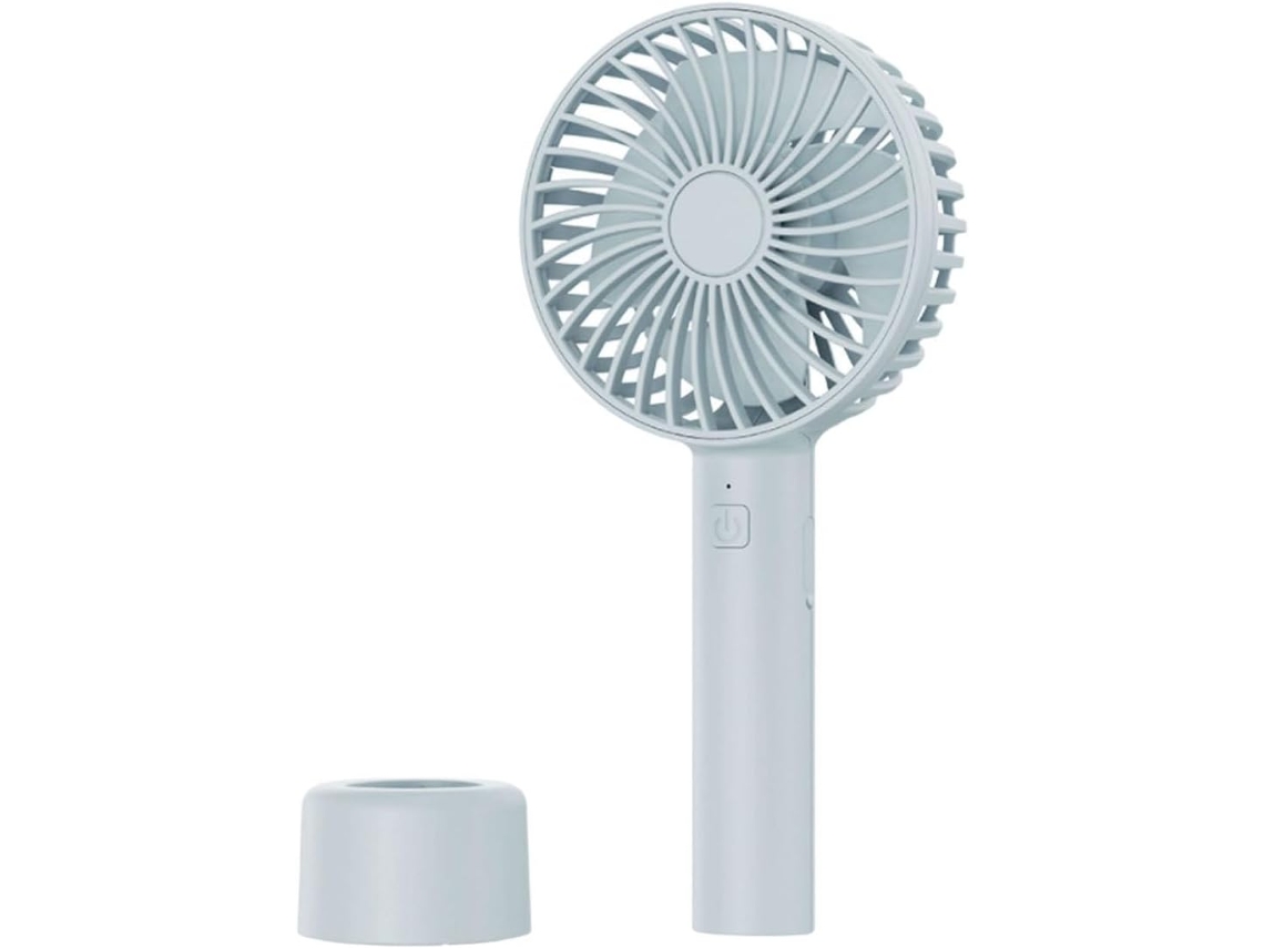 Ventilador de Mesa Portátil Recarregável com Três Velocidades Usb