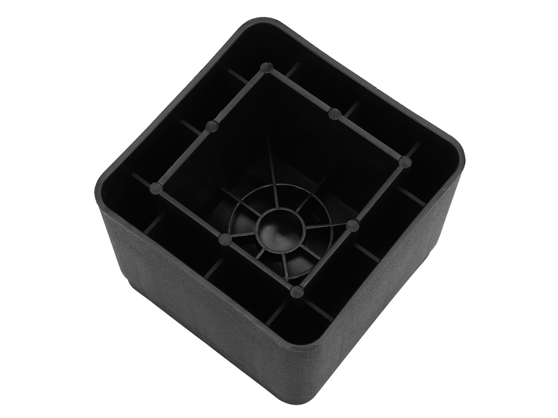 Protetor De Móveis 3 Polegadas, Pu, Preto, Resistente À Hhumidade, Antiderrapante Para Pés De Móveis Elysve