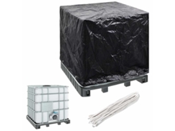 Ibc Container Cover, Ibc Container Covers Vidaxl Preto Plástico (n/a)