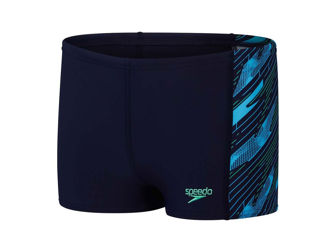Boxer de Natação Hyperboom Panel Azul 11-12 Years Rapazspeedo