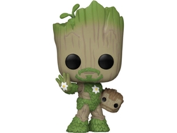 Figura FUNKO Pop! Marvel: We Are Groot - Groot as Iron Man (Outlet Caixa Aberta - Possível Chase)