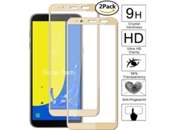 Película Vidro Temperado Samsung Galaxy J6 2018 HONGWE. Cobertura Completa Dourado