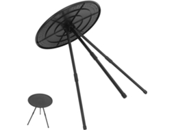 De Camping Dobrável Redonda E Ajustável, Portátil, Com Estrutura Reforçada, Ideal Para Piqueniques, Jardim, Pátio E Gokoco