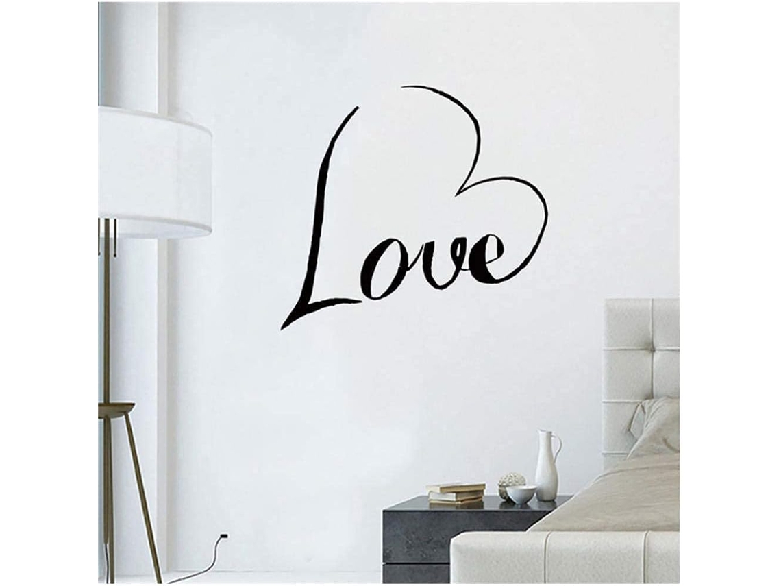 Adesivos Muraux Décoration Amour Adesivos Salon Chambre Art Déco 58x48cm