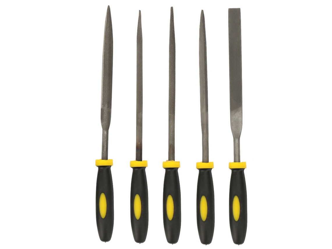 Conjunto De Lixas De Aço Raspador Mini Assortido Plano (5*180 Mm) Para Madeira