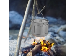 Panela de Titânio 1100ml Ultraleve para Camping