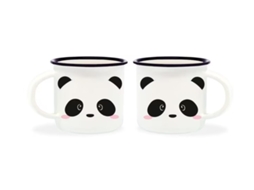 Conjunto 2 Chávenas De Café Panda Legami
