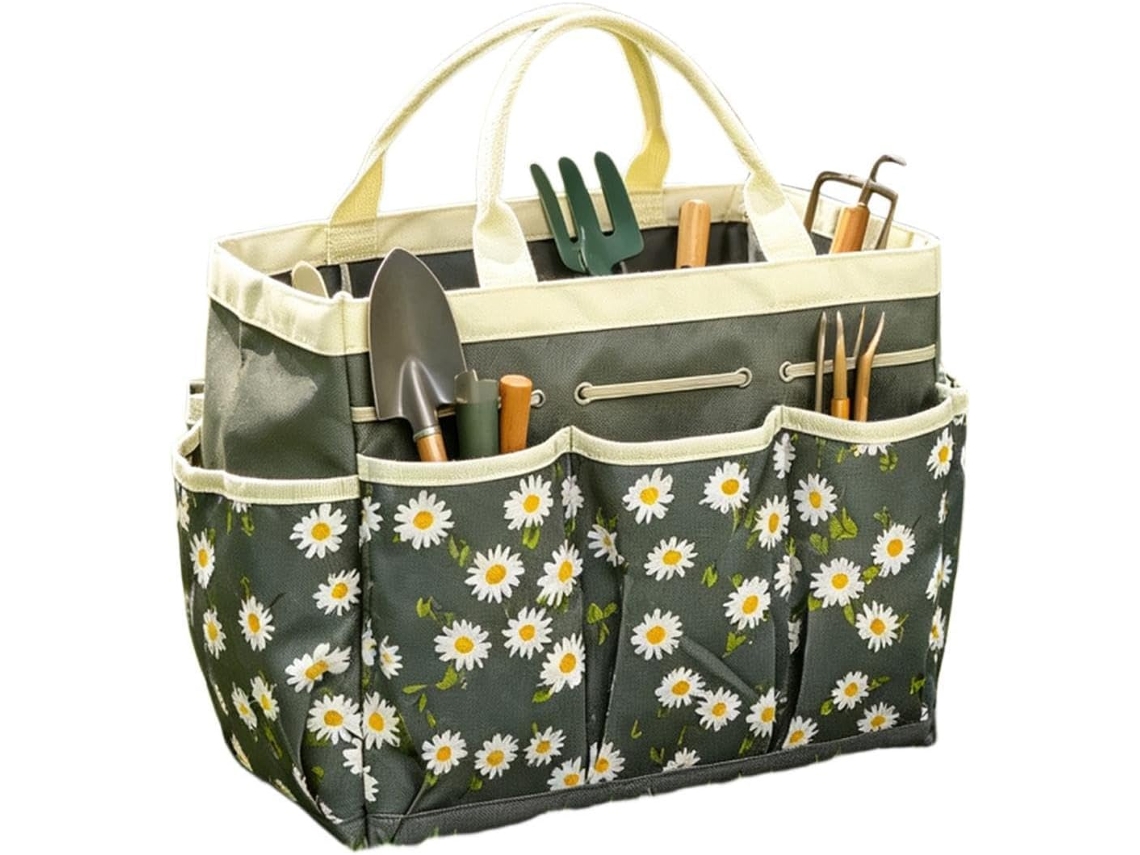 Bolsa de jardim impermeável Daisy para mulheres em tecido Oxford.