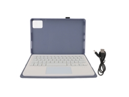 Capa Com Teclado (teclado Sem Fio Desmontável Com Touchpad Retroiluminado De 7 Cores) Para Lenovo Tab M11/tab K11 Lte De 11 Polegadas Modelo 2024