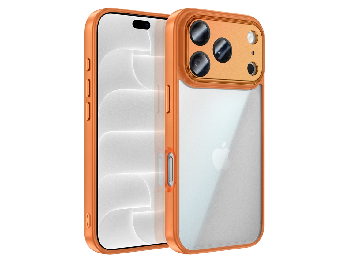 Capa Para Iphone 18 Pro Antichoque Híbrida Com Proteção De Câmara