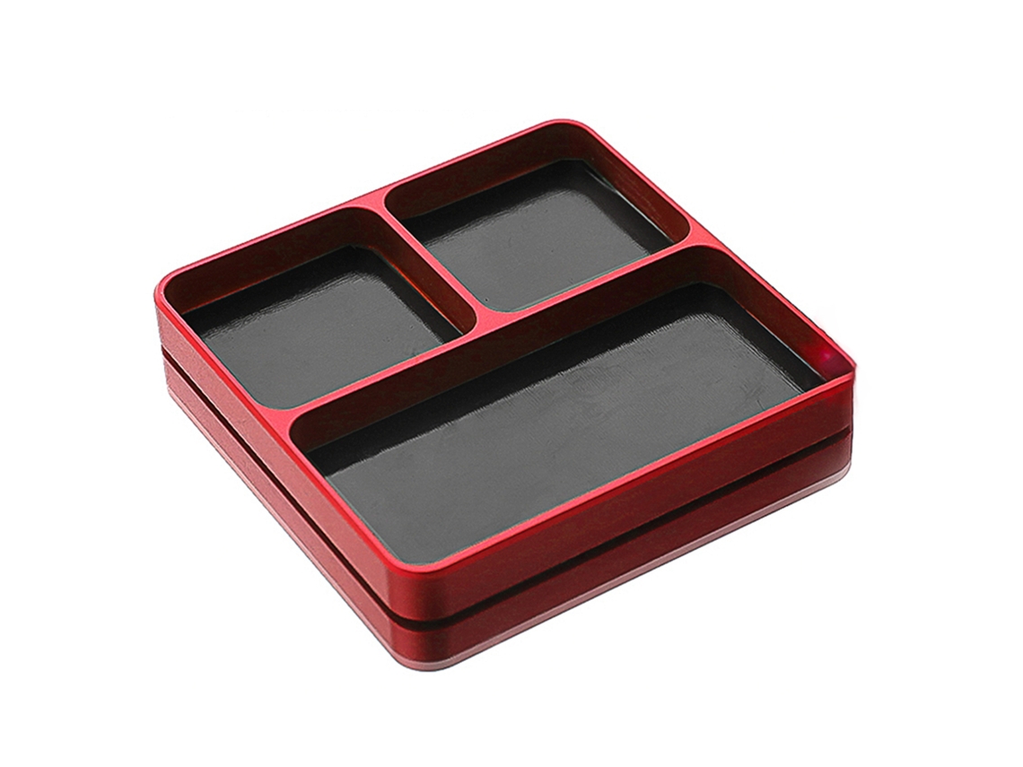 Tábua De Apoio Com Prato Magnético Para Fixação De Carros De Controle Remoto 1/8 1/10 Hsp Redcat Traxx Arrma Hpi Axial (vermelha)