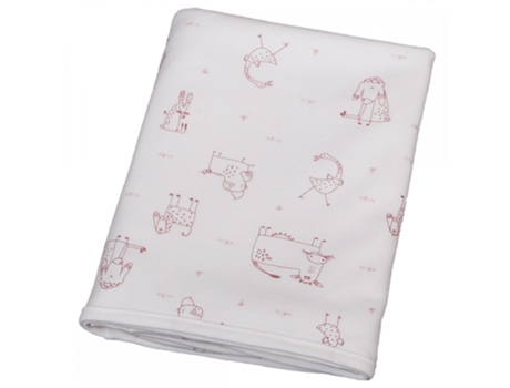 Manta BLANC AVENUE BÉBÉ (75 x 100 cm - 100% Algodão - Rosa)